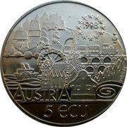 Austria 5 ECU (J. Haydn) 1998 5 ECU AUSTRIA coin obverse