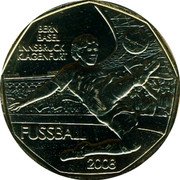 Austria 5 Euro KM# 3164A Republic BERN BASEL INNSBRUCK KLAGENFURT FUSSBALL 2008 coin reverse