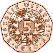 Austria 5 Euro Little I-Am-Me - Easter 2022 REPUBLIK ÖSTERREICH • EURO • coin obverse Austria 5 Euro Little I-Am-Me - Easter 2022 REPUBLIK ÖSTERREICH • EURO • coin obverse
