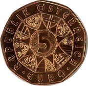 Austria 5 Euro Spring Awakening 2019 REPUBLIK ÖSTERREICH EURO 5 coin obverse