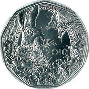Austria 5 Euro (Spring Awakening) 2019 coin reverse