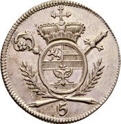 Austria 5 Kreuzer Hieronymus von Colloredo 1788 KM# 459 5 coin obverse Austria 5 Kreuzer Hieronymus von Colloredo 1788 KM# 459 5 coin obverse
