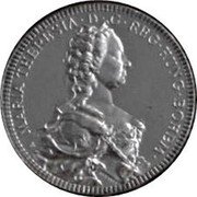 Austria 5 Unzen (Maria Theresa) X# MB2 MARIA THERESIA • D • G • REG • HUNG • BOHEM • coin obverse Austria 5 Unzen (Maria Theresa) X# MB2 MARIA THERESIA • D • G • REG • HUNG • BOHEM • coin obverse