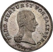 Austria 6 Kreuzer (Ferdinand of Austria - Tuscany) KM# 484 FERD KURFURST VON SALZBURG coin obverse Austria 6 Kreuzer (Ferdinand of Austria - Tuscany) KM# 484 FERD KURFURST VON SALZBURG coin obverse