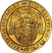 Austria 8 Ducat Guidobald von Thun 1654 KM# 167 GVIDOBALDVS • D : G : ARCHI • EPS : SALISBVRG : SED : AP : LEG : 16 54 coin obverse Austria 8 Ducat Guidobald von Thun 1654 KM# 167 GVIDOBALDVS • D : G : ARCHI • EPS : SALISBVRG : SED : AP : LEG : 16 54 coin obverse
