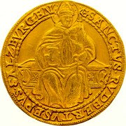 Austria 8 Ducat Johann Jakob Khuen von Belasi 1687 KM# 262 SS : RVDBERTUS ET VIRGILIUS PATRONI SALISBURGENSES · coin reverse Austria 8 Ducat Johann Jakob Khuen von Belasi 1687 KM# 262 SS : RVDBERTUS ET VIRGILIUS PATRONI SALISBURGENSES · coin reverse