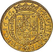 Austria Ducat Georg Ludwig 1676 Kunker Auction 221, 10-12, MS60 realized approxi- mately $16,775 KM# 6 S R I THESAVR A V E Q 1676 coin reverse Austria Ducat Georg Ludwig 1676 Kunker Auction 221, 10-12, MS60 realized approxi- mately $16,775 KM# 6 S R I THESAVR A V E Q 1676 coin reverse