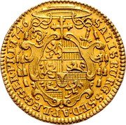 Austria Ducat Jakob Ernst von Liechtenstein 1746 KM# 349 SALISBURG S coin reverse Austria Ducat Jakob Ernst von Liechtenstein 1746 KM# 349 SALISBURG S coin reverse