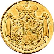 Austria Ducat Sigismund III Salzburg 1763 KM# 404 coin reverse