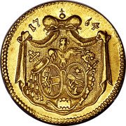Austria Ducat Sigismund von Schrattenbach 1764 KM# 406 17 64 coin reverse Austria Ducat Sigismund von Schrattenbach 1764 KM# 406 17 64 coin reverse