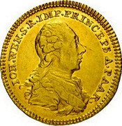 Austria Ducat Johann Wenzel 1771 KM# 3 IOH WEN S R IMP PRINCEPS A PAAR coin obverse Austria Ducat Johann Wenzel 1771 KM# 3 IOH WEN S R IMP PRINCEPS A PAAR coin obverse