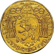 Austria Ducat (Paris von Lodron) KM# 65 PARIS D G ARCHI EPS SAL SE AP L coin obverse Austria Ducat (Paris von Lodron) KM# 65 PARIS D G ARCHI EPS SAL SE AP L coin obverse