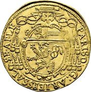 Austria Ducat (Paris von Lodron) KM# 109 PARIS D G ARI EPS SAL SE AP LE coin obverse Austria Ducat (Paris von Lodron) KM# 109 PARIS D G ARI EPS SAL SE AP LE coin obverse