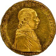 Austria Ducat Franz Xaver 1806 KM# 3 FRANC XAV S R I PRINC ET EPISC GURC HARNISCH coin obverse