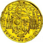 Austria Ducat (Max Gandolf von Kuenburg) KM# 194 MAX GAND D G AR EP SAL SE AP L coin obverse Austria Ducat (Max Gandolf von Kuenburg) KM# 194 MAX GAND D G AR EP SAL SE AP L coin obverse