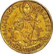 Austria Ducat (Paris von Lodron) KM# 65 SANCTVS RVDBERTVS EPS SALISB coin reverse Austria Ducat (Paris von Lodron) KM# 65 SANCTVS RVDBERTVS EPS SALISB coin reverse