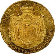 Austria Ducat Franz Xaver 1806 KM# 3 EX PRINC ET ANTIQ COM DE SALM REIFFERSCHEID 1806 coin reverse
