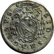 Austria Kreuzer Sigismund von Schrattenbach 1756 KM# 373 SIGISM D G A & P S coin obverse Austria Kreuzer Sigismund von Schrattenbach 1756 KM# 373 SIGISM D G A & P S coin obverse