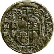 Austria Kreuzer (Max Gandolf von Kuenburg) KM# 187 MAX GAND D G AR EPS coin obverse Austria Kreuzer (Max Gandolf von Kuenburg) KM# 187 MAX GAND D G AR EPS coin obverse