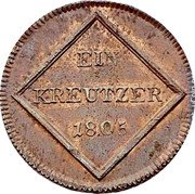 Austria Kreuzer (Ferdinand III of Austria - Tuscany) KM# 491 EIN KREUTZER 1805 coin reverse Austria Kreuzer (Ferdinand III of Austria - Tuscany) KM# 491 EIN KREUTZER 1805 coin reverse