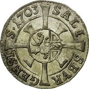 Austria Kreuzer Johann Ernst von Thun 1703 KM# 248 SALI SBVR GENSI S 1692 coin reverse Austria Kreuzer Johann Ernst von Thun 1703 KM# 248 SALI SBVR GENSI S 1692 coin reverse