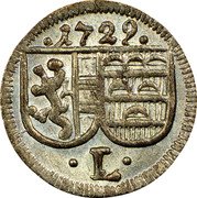 Austria Pfenning Leopold Anton 1729 KM# 324 1722 L coin obverse Austria Pfenning Leopold Anton 1729 KM# 324 1722 L coin obverse
