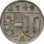 Austria Pfenning Andreas Jacob Graf Dietrichstein 1748 KM# 352 A 1748 coin obverse Austria Pfenning Andreas Jacob Graf Dietrichstein 1748 KM# 352 A 1748 coin obverse