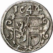 Austria Pfenning (Paris von Lodron) KM# 82 1644 coin reverse Austria Pfenning (Paris von Lodron) KM# 82 1644 coin reverse
