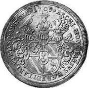 Austria Thaler Franz Ignaz 1705 KM# 5 ARCHI • MONETARIVS HÆREDITARI • VTRIVSQ • AVSTRIAE coin reverse Austria Thaler Franz Ignaz 1705 KM# 5 ARCHI • MONETARIVS HÆREDITARI • VTRIVSQ • AVSTRIAE coin reverse
