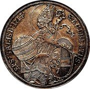 Austria Thaler Franz Anton von Harrach 1714 KM# 311 S RUDBERTUS EPS SALISB 1714 coin reverse Austria Thaler Franz Anton von Harrach 1714 KM# 311 S RUDBERTUS EPS SALISB 1714 coin reverse