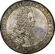 Austria Thaler Johann Ehrenreich 1717 KM# 10 IOAN ERNRICUS S R I C & DOM DE ET IN SPRINZENSTEIN ET NEUHAUS coin obverse Austria Thaler Johann Ehrenreich 1717 KM# 10 IOAN ERNRICUS S R I C & DOM DE ET IN SPRINZENSTEIN ET NEUHAUS coin obverse