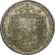Austria Thaler Johann Leopold 1719 KM# 34 AVR VELL EQV S C & CAT MAI INTIM & CONFERENT CONSILIAR coin reverse Austria Thaler Johann Leopold 1719 KM# 34 AVR VELL EQV S C & CAT MAI INTIM & CONFERENT CONSILIAR coin reverse
