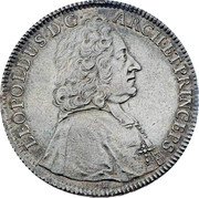 Austria Thaler Leopold Anton 1728 B KM# 328 LEOPOLDUS D G ARCH ET PRINCEPS coin obverse
