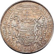 Austria Thaler Leopold Anton 1728 B KM# 328 SALISBURG S S ED APOS LEGAT GERM PRIM coin reverse