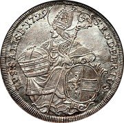 Austria Thaler Leopold Anton von Firmian 1729 KM# 329 .S: RUDBERTUS. EPS: SALISB: 1729 coin reverse Austria Thaler Leopold Anton von Firmian 1729 KM# 329 .S: RUDBERTUS. EPS: SALISB: 1729 coin reverse