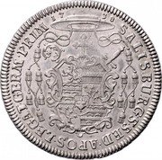 Austria Thaler Leopold Anton von Firmian 1738 FMK KM# 338 SALISBURG S SED APOST LEGAT GER PRIMAS coin reverse Austria Thaler Leopold Anton von Firmian 1738 FMK KM# 338 SALISBURG S SED APOST LEGAT GER PRIMAS coin reverse