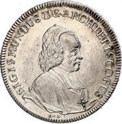 Austria Thaler Sigismund von Schrattenbach type 6 1753 KM# 370 SIGISMUNDUS D G ARCHIEPISCOPUS coin obverse Austria Thaler Sigismund von Schrattenbach type 6 1753 KM# 370 SIGISMUNDUS D G ARCHIEPISCOPUS coin obverse