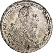 Austria Thaler Johann Joseph 1761 KM# 1 IO IOS S R I COM A KEVENHULLER METSCH IN OSTERWIZ coin obverse