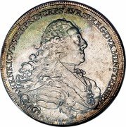 Austria Thaler Heinrich 1762 KM# 4 HENRICVS S R I PRINCEPS AVRSPERG DVX MINSTERBER coin obverse Austria Thaler Heinrich 1762 KM# 4 HENRICVS S R I PRINCEPS AVRSPERG DVX MINSTERBER coin obverse