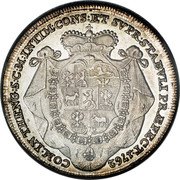 Austria Thaler Heinrich 1762 KM# 4 COM IN THENG S C M INTIM CONS ET SVPR STABULI PRAEFECT 1762 coin reverse Austria Thaler Heinrich 1762 KM# 4 COM IN THENG S C M INTIM CONS ET SVPR STABULI PRAEFECT 1762 coin reverse