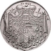 Austria Thaler Sigismund III Salzburg 1765 KM# 403.2 17 65 coin reverse Austria Thaler Sigismund III Salzburg 1765 KM# 403.2 17 65 coin reverse