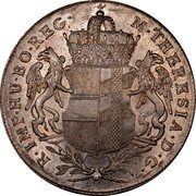 Austria Thaler Maria Theresia Gunzburg 1766 KM# 16 M THERESIA D G R IMP HU BO REG coin obverse Austria Thaler Maria Theresia Gunzburg 1766 KM# 16 M THERESIA D G R IMP HU BO REG coin obverse