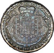 Austria Thaler Johann Joseph 1771 KM# 2 A • V • & • O • S • STEPH • R • A • M • C • EQ • U • S • C • R A • M • A • I • CONS CONF • M • & • S • A • PRÆF • 1771 coin reverse Austria Thaler Johann Joseph 1771 KM# 2 A • V • & • O • S • STEPH • R • A • M • C • EQ • U • S • C • R A • M • A • I • CONS CONF • M • & • S • A • PRÆF • 1771 coin reverse