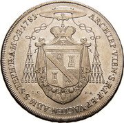 Austria Thaler Christoph Anton 1781 KM# 1 ARCHIEP VIEN S R I P EP VACIEN ADM S STEPH R A M C E 1781 ICFA coin reverse Austria Thaler Christoph Anton 1781 KM# 1 ARCHIEP VIEN S R I P EP VACIEN ADM S STEPH R A M C E 1781 ICFA coin reverse