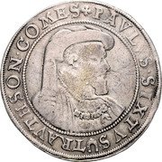 Austria Thaler Paul Sixtus I 1617 KM# 7 PAVLVS SIXTVS TRAVTHSON COMES coin obverse Austria Thaler Paul Sixtus I 1617 KM# 7 PAVLVS SIXTVS TRAVTHSON COMES coin obverse