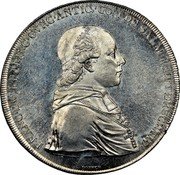 Austria Thaler Franz Xaver 1801 KM# 2 FRANC D G EP PRINC GVRC ANTIQ COM DE SALM REIFFERSCHEID coin obverse