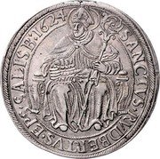 Austria Thaler Paris von Lodron 1624 KM# 61 PARIS D G ARCHI // EPS SAL SE AP LE coin obverse Austria Thaler Paris von Lodron 1624 KM# 61 PARIS D G ARCHI // EPS SAL SE AP LE coin obverse
