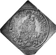Austria Thaler Paris von Lodron 1628 KM# 91 PARIS D G ARCHI EPS SALI SE AP L SVB TVVM PRÆ SIDIUM CONF V G coin obverse Austria Thaler Paris von Lodron 1628 KM# 91 PARIS D G ARCHI EPS SALI SE AP L SVB TVVM PRÆ SIDIUM CONF V G coin obverse