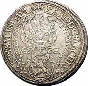 Austria Thaler Paris von Lodron 1639 KM# 87 PARIS D G ARCHI EPS SALI SE AP L SVB TVVM PRAESIDIUM CONF coin obverse Austria Thaler Paris von Lodron 1639 KM# 87 PARIS D G ARCHI EPS SALI SE AP L SVB TVVM PRAESIDIUM CONF coin obverse