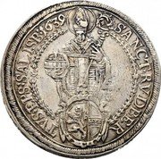 Austria Thaler Paris von Lodron 1639 KM# 87 SANCT RVDBER TVS EPS SALISB 1648 coin reverse Austria Thaler Paris von Lodron 1639 KM# 87 SANCT RVDBER TVS EPS SALISB 1648 coin reverse